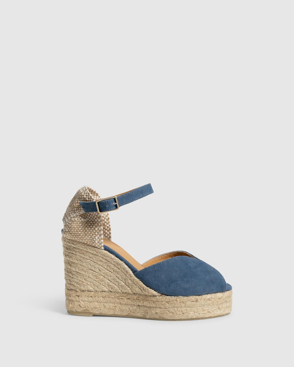 Bianca Sandalia Azul Denim Mujer | Castañer