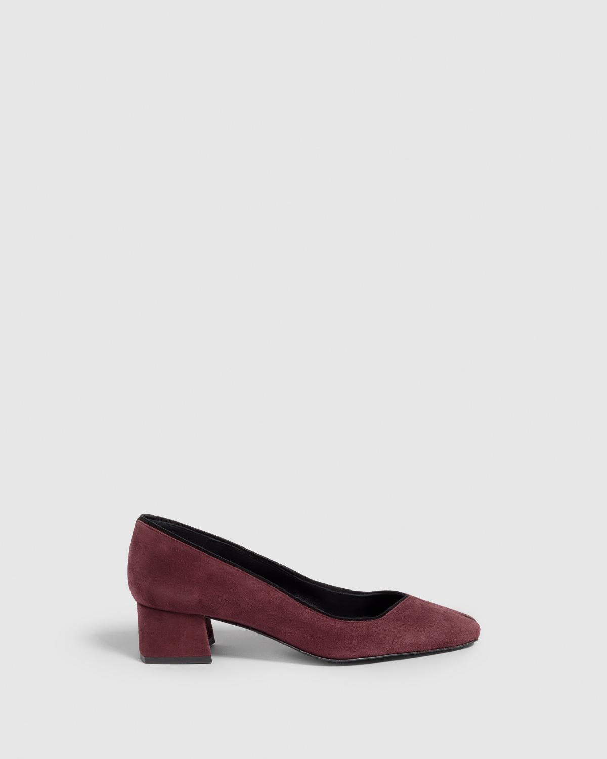 Zapato Tanit De Salon Rojo De Napa Con Tacón Mujer| Castañer