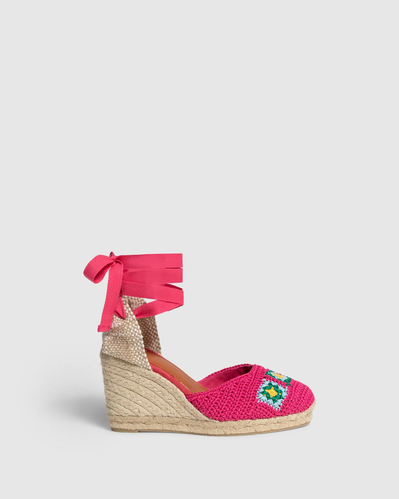 Alpargata Camelia Pala Talon Multicolor Cuña Mujer | Castañer