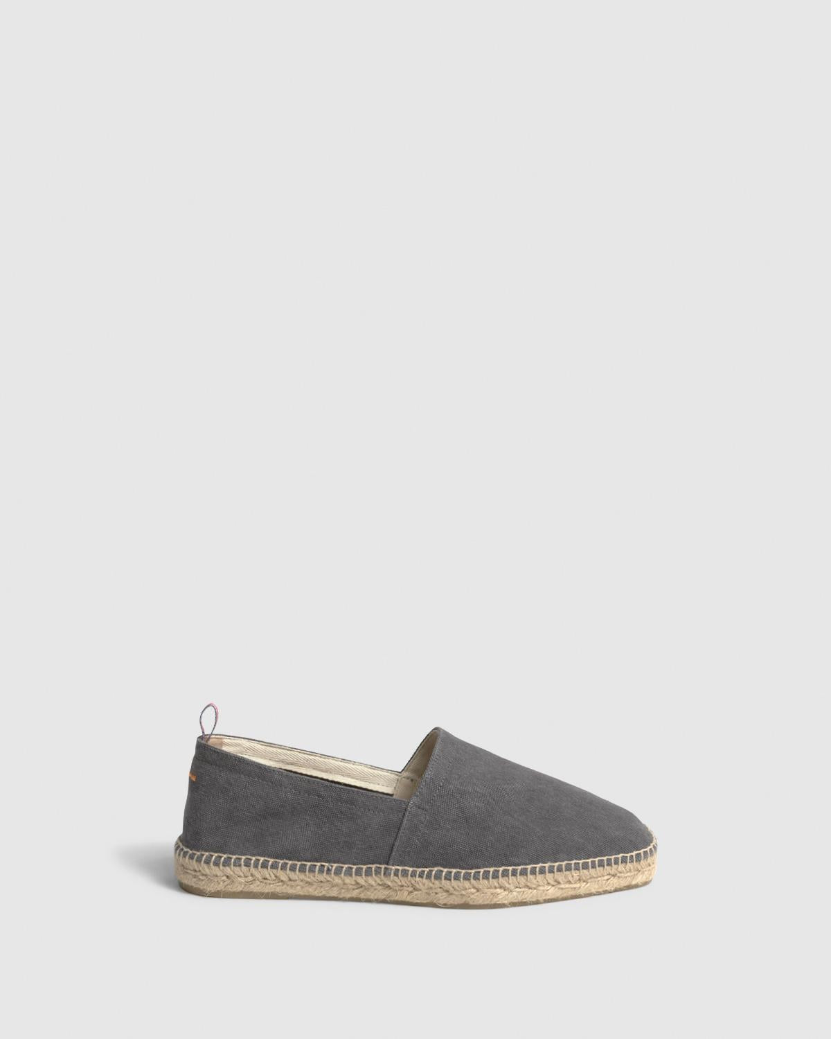 Alpargata Pablo Camping Gris Canvas Plana Hombre| Castañer