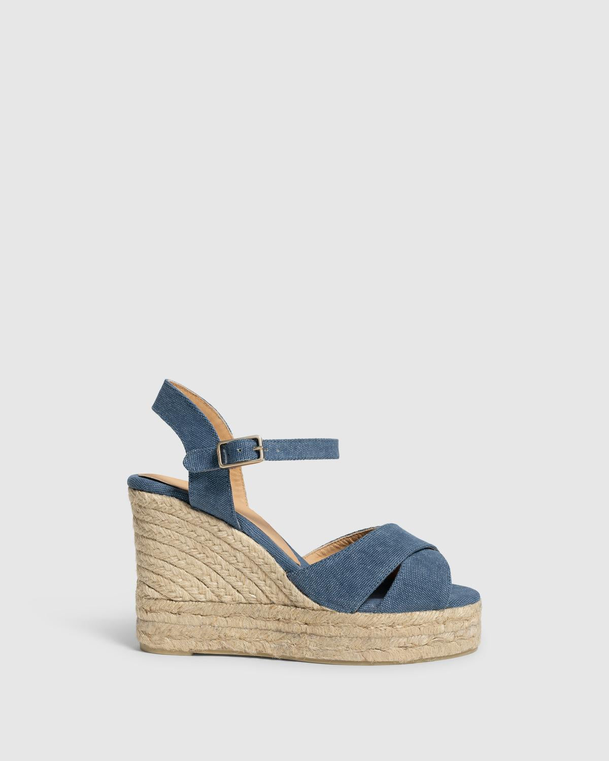 Blaudell Sandalia Azul Denim Mujer | Castañer