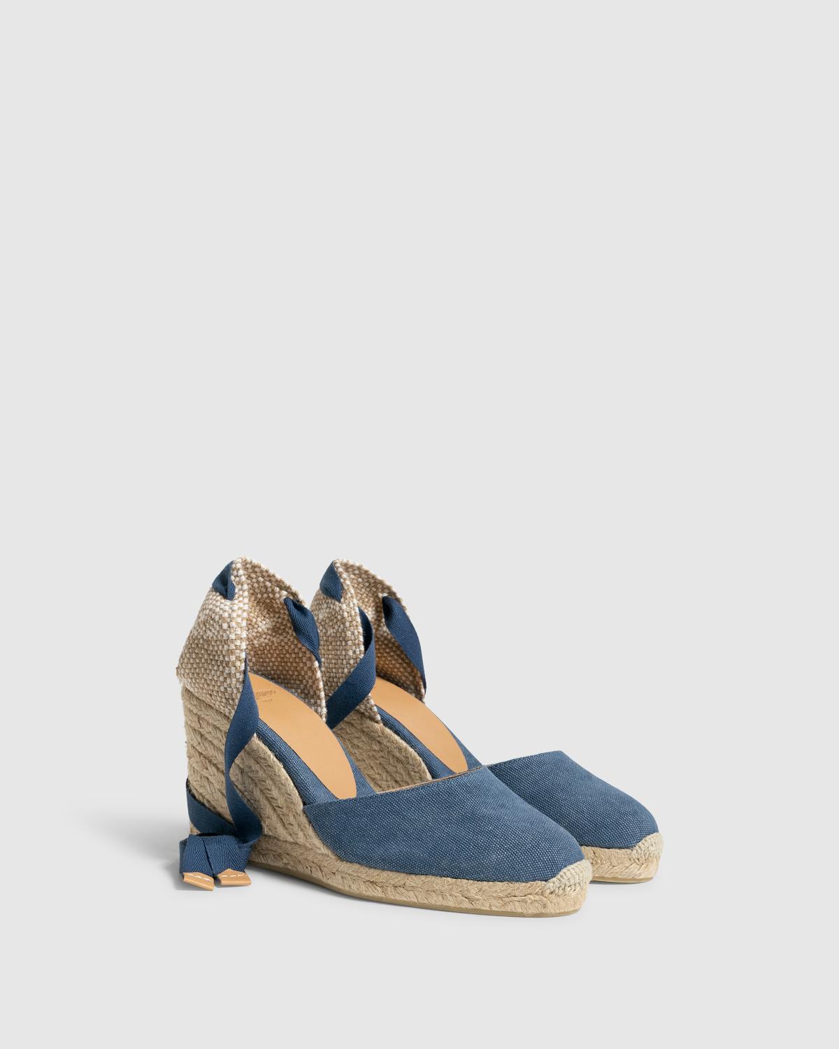 Carina Pala Talon Azul Denim Mujer | Castañer