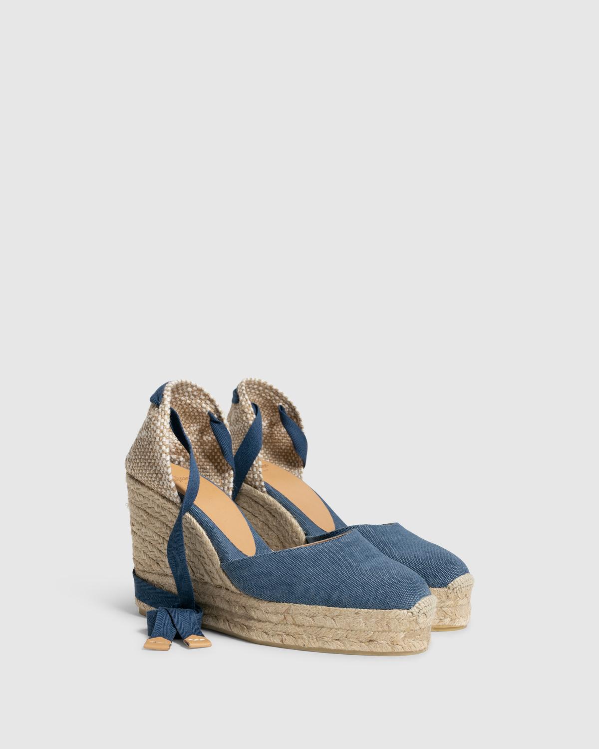 Carina Pala Talon Azul Denim Mujer | Castañer